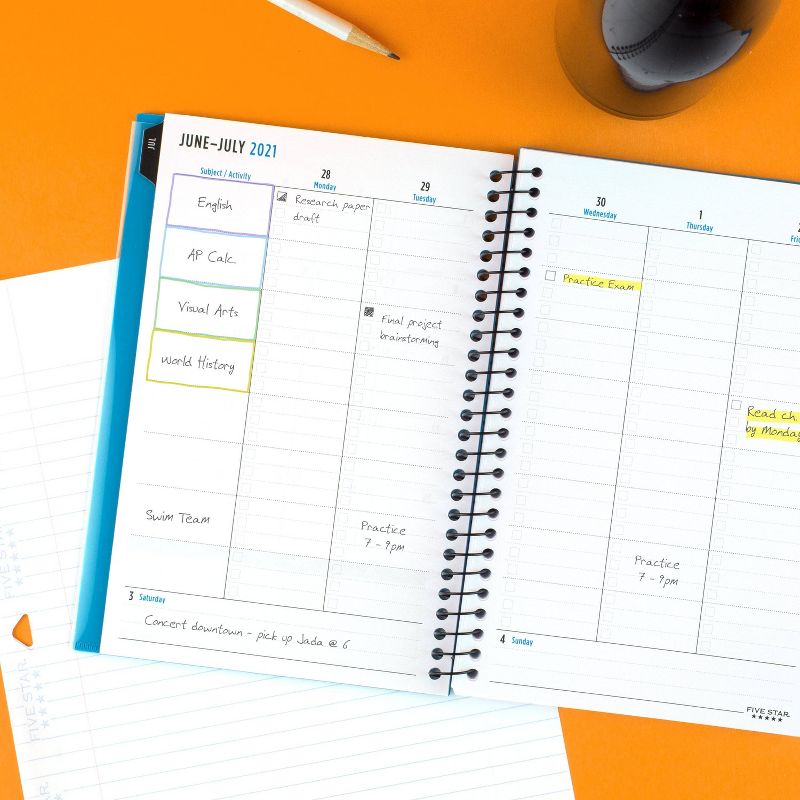 Undated Teacher Planner 8.5" x 11" Large Weekly Lesson Plan Book Botanical Floral - TF Publishing