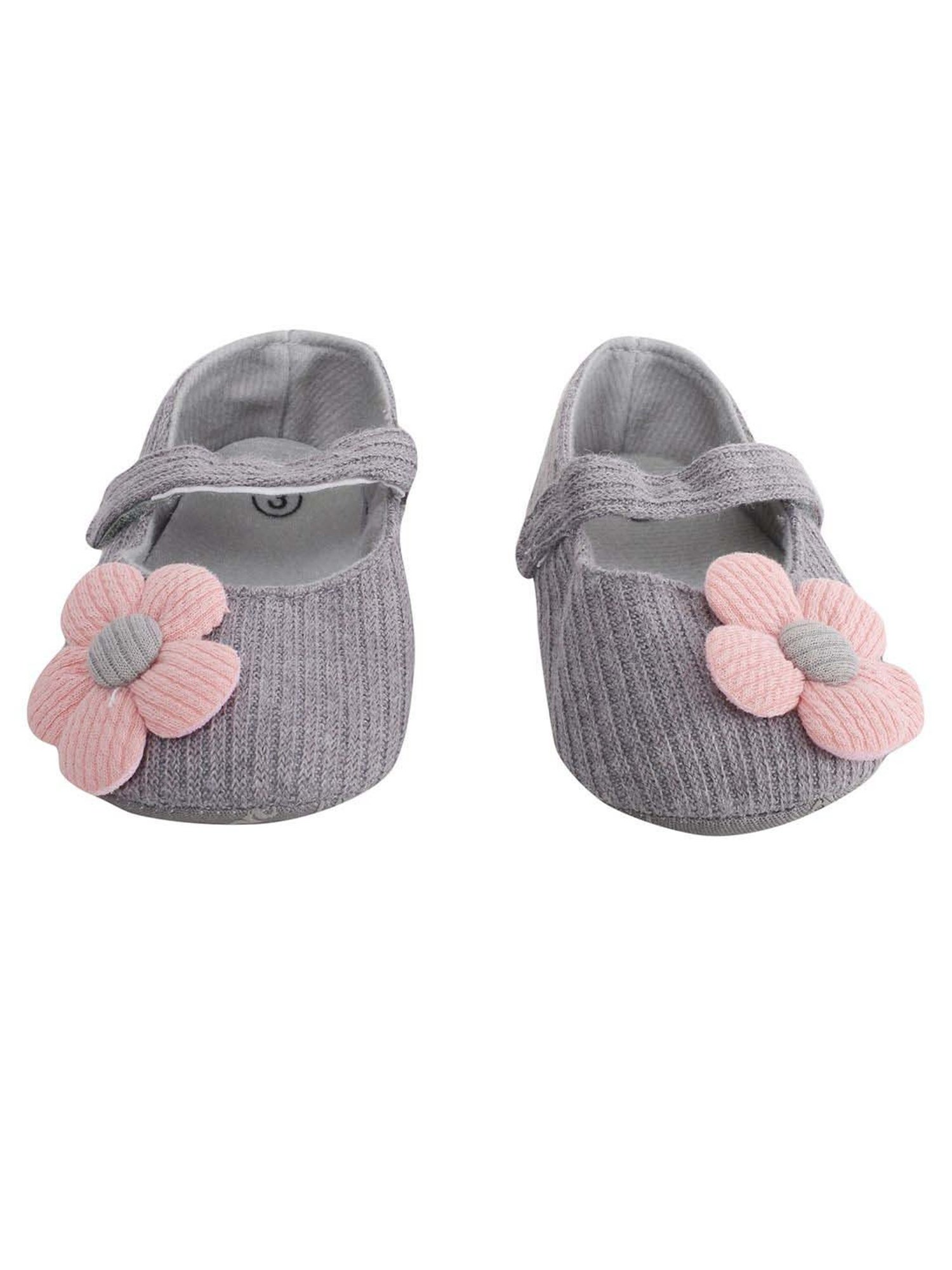 Baby Moo Kids Grey Casual Mary Jane Shoes
