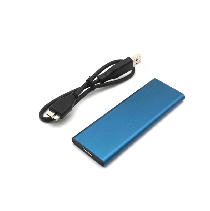 Plugadget USB3.0 to M.2 NGFF Storage Enclosure Case M.2 SATA Protocol SSD Solid State Drive Case Support 6Gb/s SSD Card Adapter