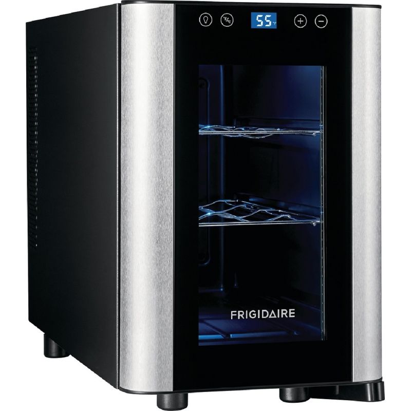 Frigidaire 6 Bottle Stainless Steel Wine Cooler Black - FFWC0622US