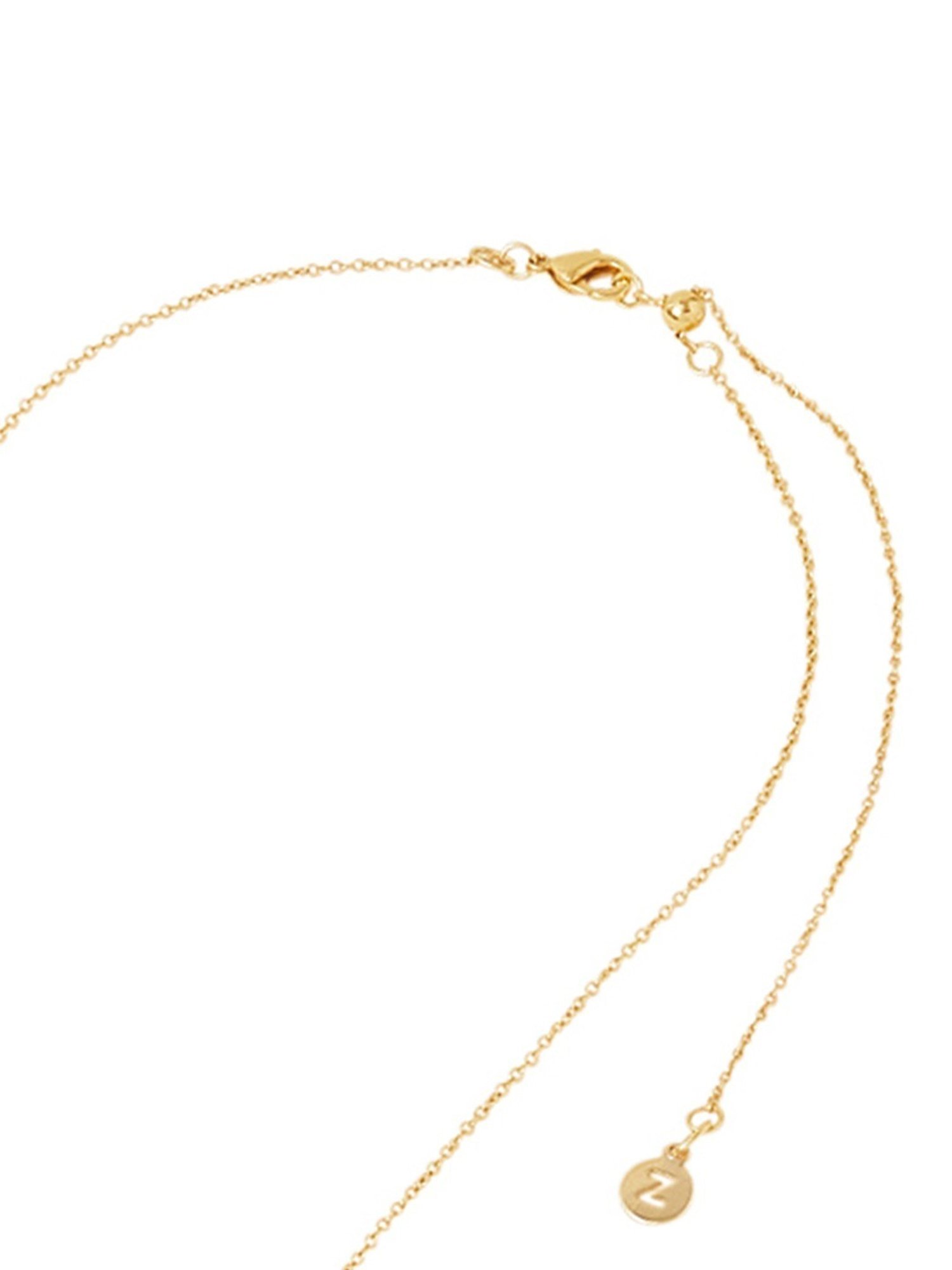 Accessorize London Real Gold-Plated Faux Opal Sunburst Necklace