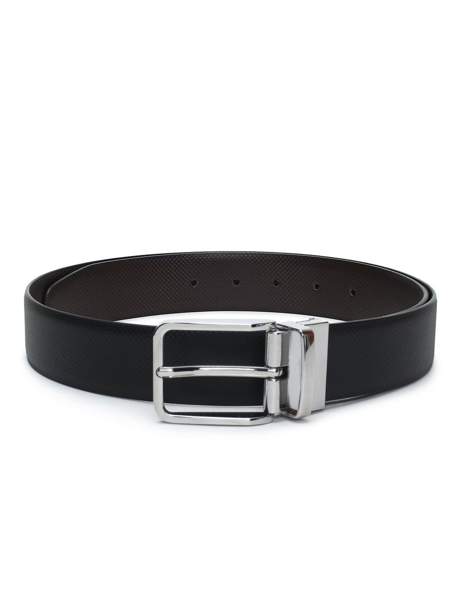 Crusset Black Formal Belt for Men