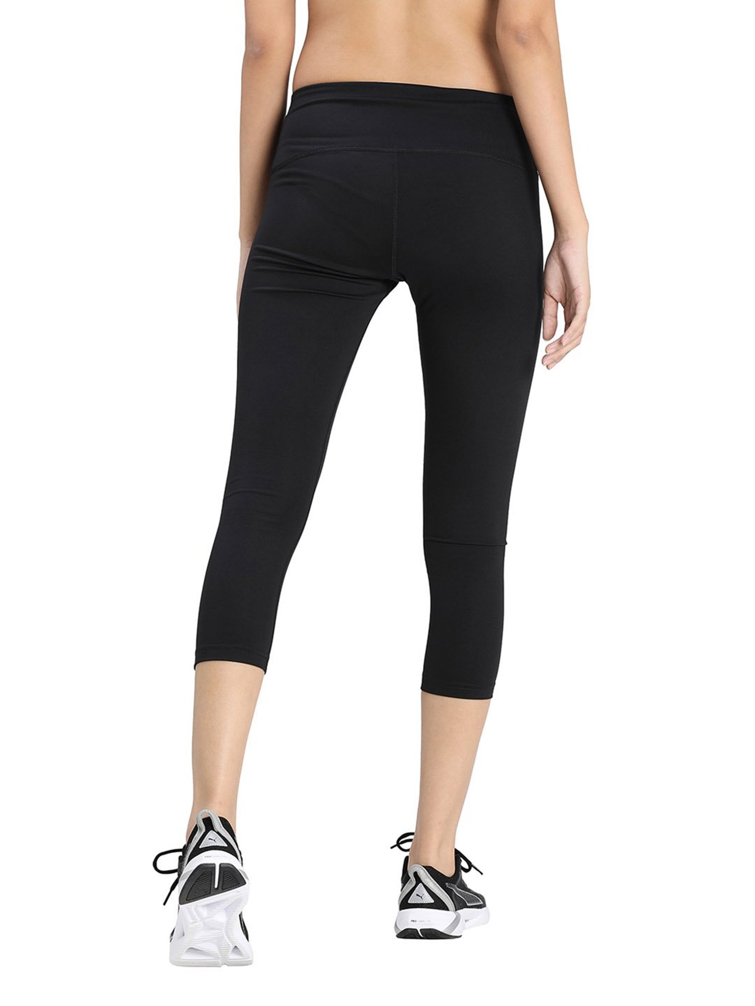 Puma Black Tight Fit Capris