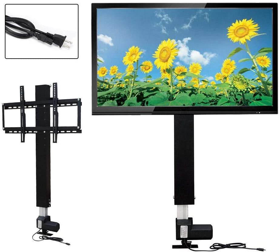 LOYALHEARTDY TV Electric Lifting Bracket, Motorized TV Lift With Remote Control For Large Screen 14-32" 500mm