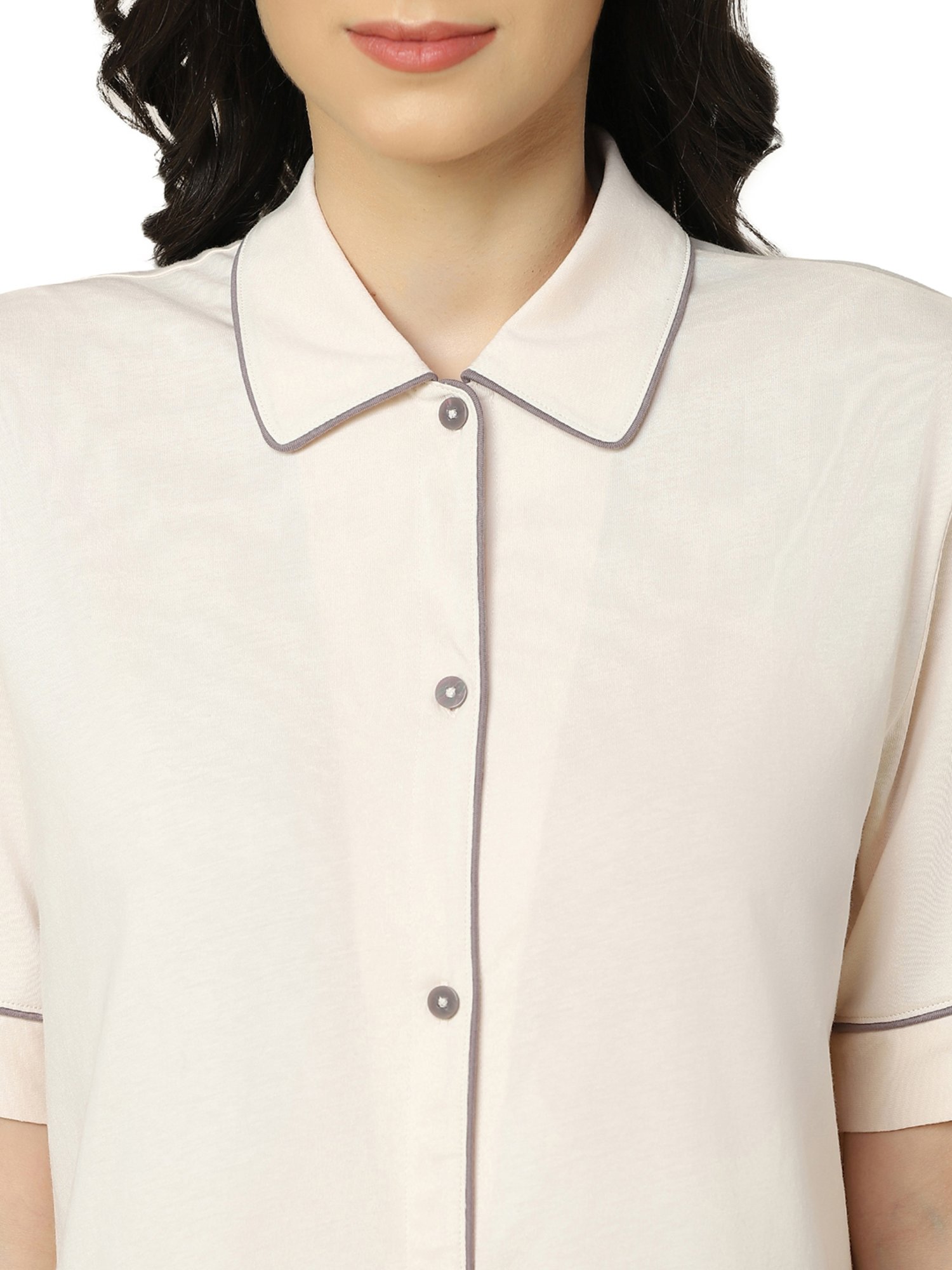 Triumph Beige Cotton Nightdress