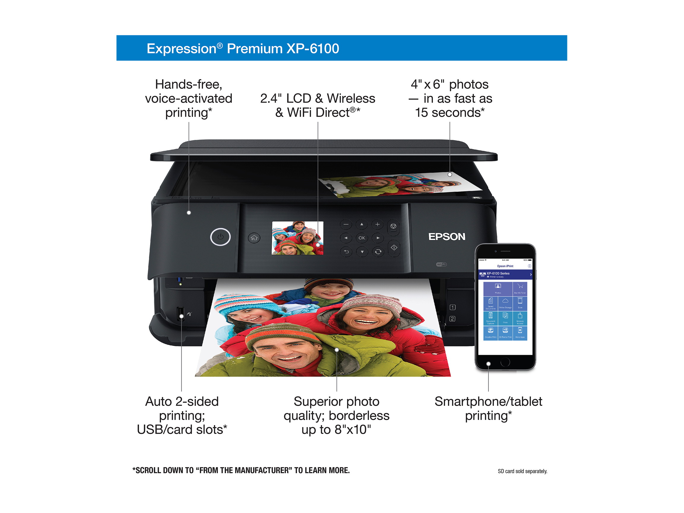 HP ENVY 6055e All-in-One Printer w/ 6 Months Free Ink through HP Plus