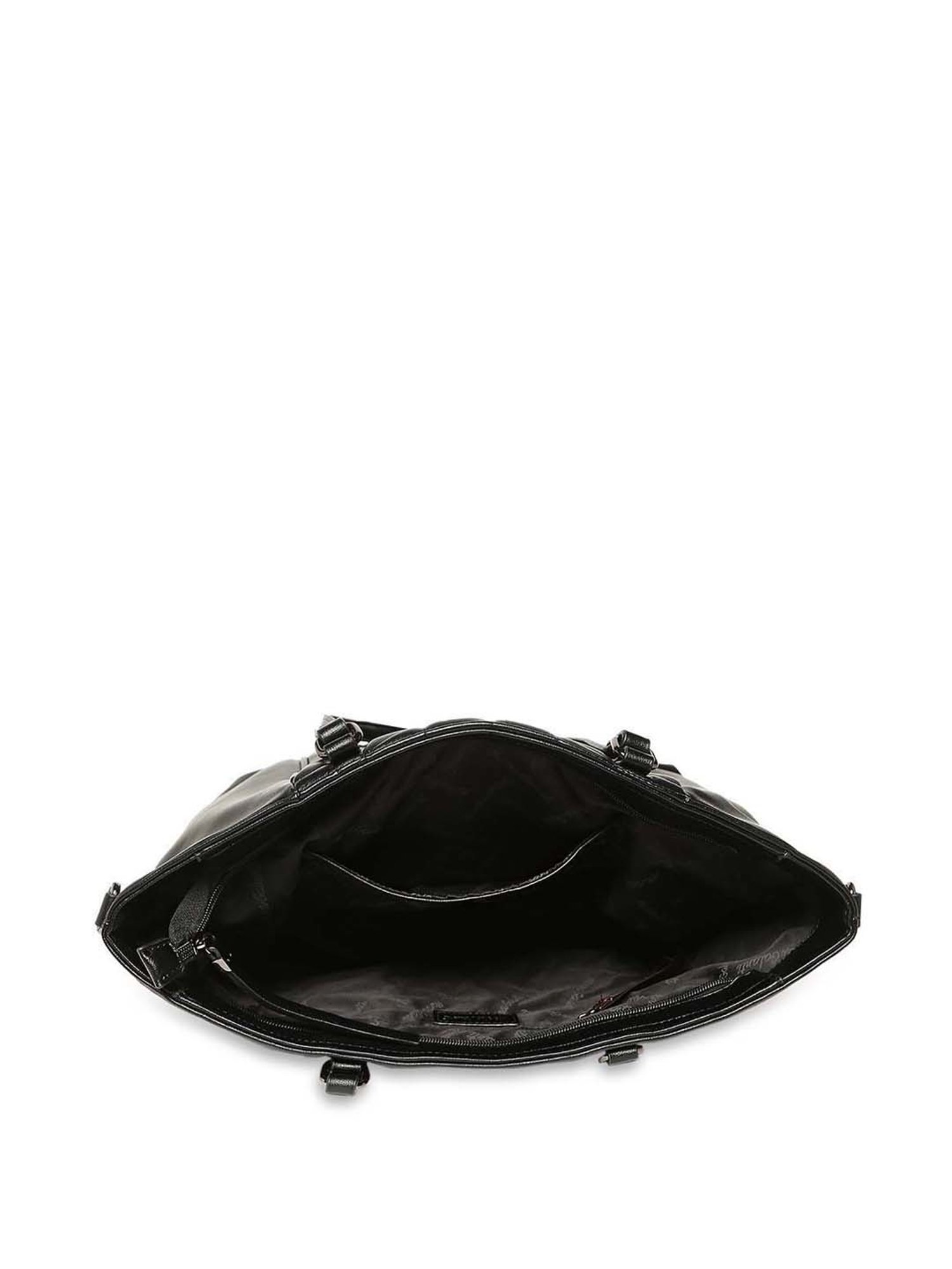 Marina Galanti Black Quilted Medium Tote Handbag