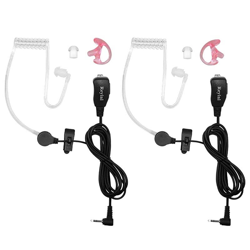 Walkie Talkie Earpiece Two Way Radio Noise Canceling Transparent Security Headset Compatible Motorola Talkabout T600 T800 MD200TPR MH230R MR350R MS350R MT350R MG160A MJ270R Two Way Radio(Pair)