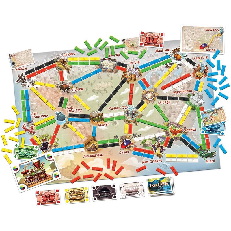 Ticket to Ride First Journey Board Game