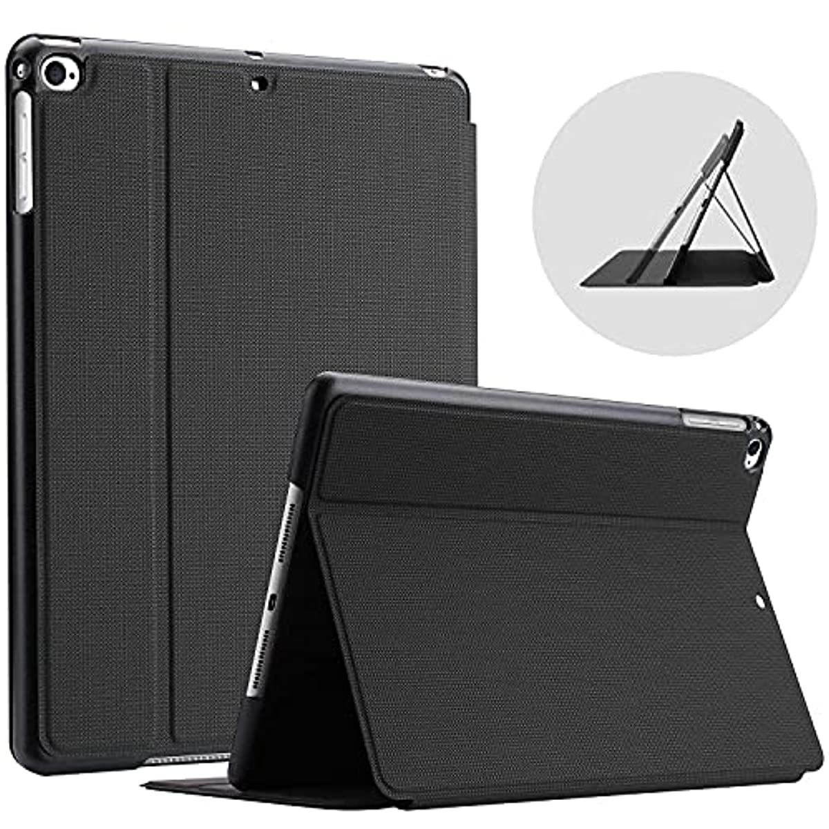 ProCase iPad 9.7 (2018 & 2017, Old Model) / iPad Air 2 / iPad Air Case Bundle with ProCase iPad 9.7 Back Case (Old Model) Companion Cover with Apple Pencil Holder
