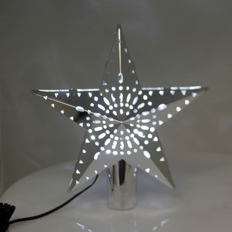 Tree Topper Finial 8.75" Kaleidoscope Tree Topper Led Projections  -  Tree Toppers