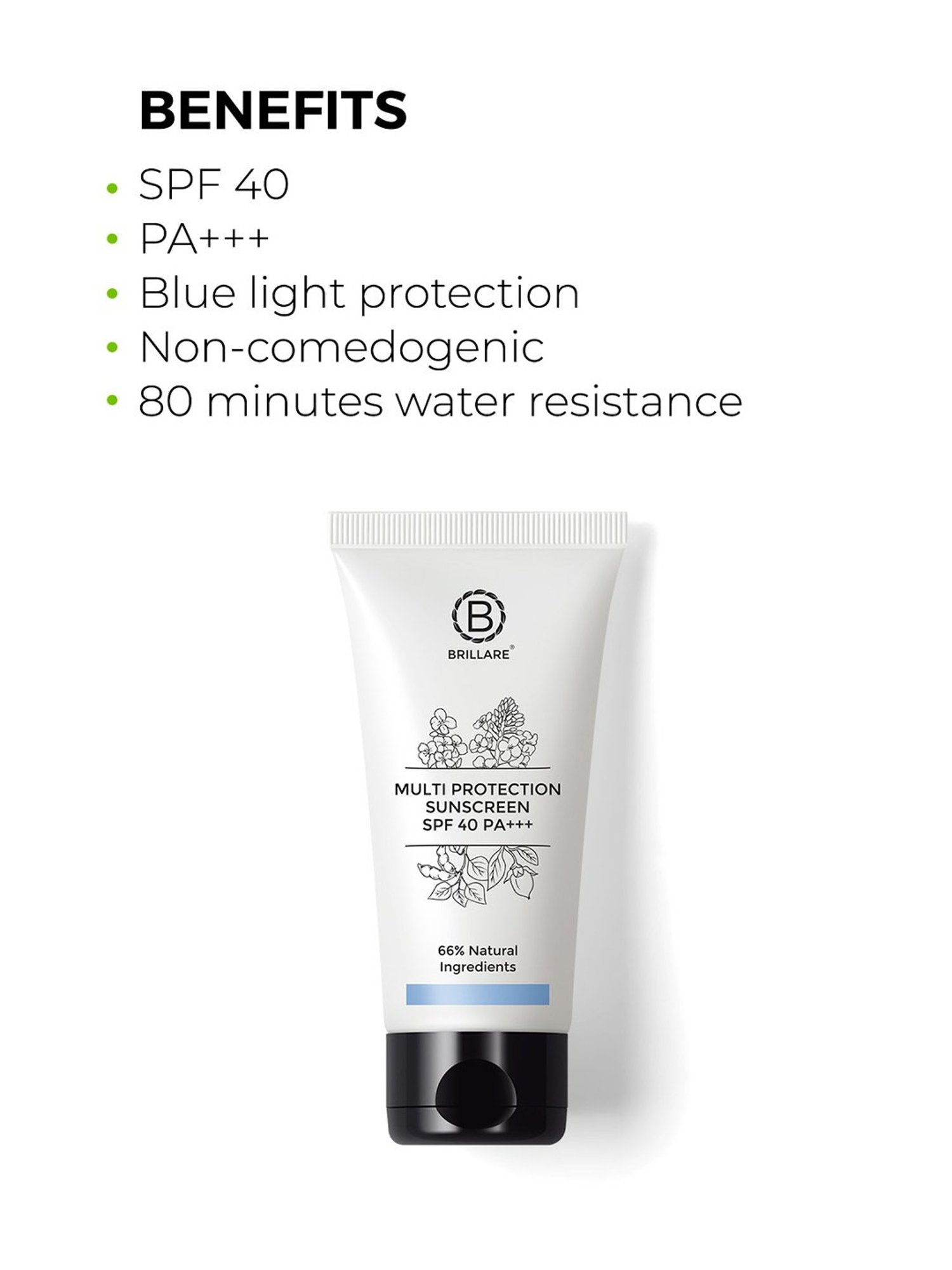 Brillare Multi Protection Sunscreen SPF 40 - 50 gm