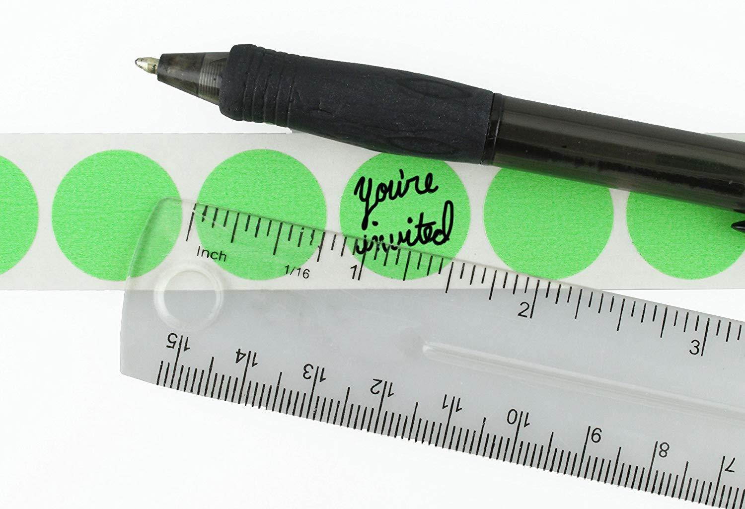 ChromaLabel 3/4 inch Color-Code Dot Labels | 1,000/Roll (Lime)