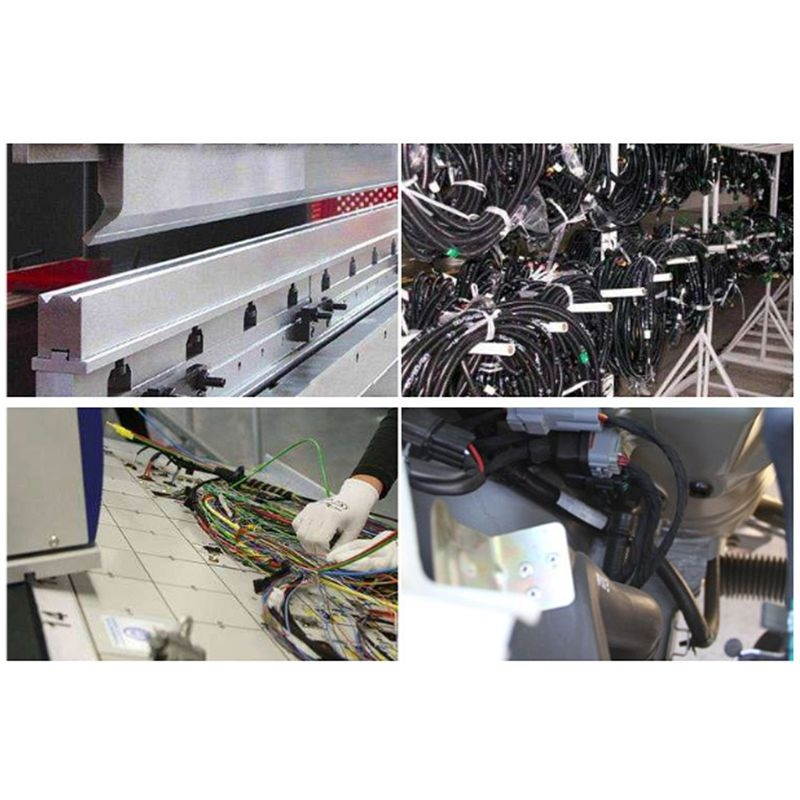 Waterproof M12 PG7 Cable Connectors Spiral Strain Relief Protector 63HF