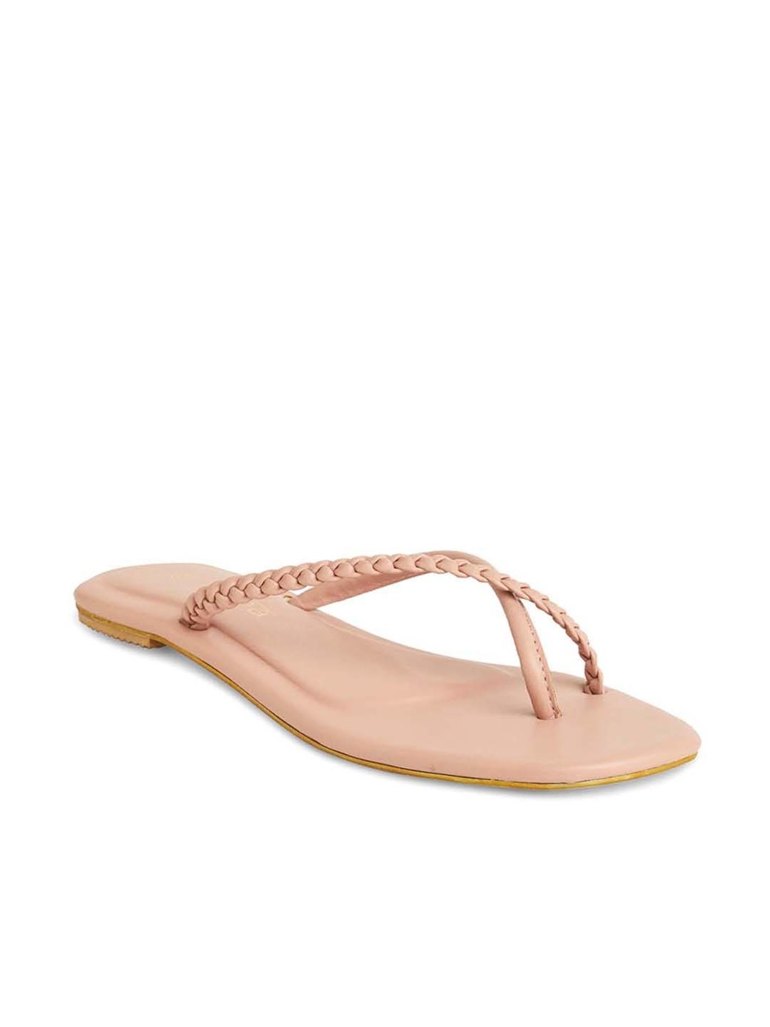 Kiana Women's Pink Toe Ring Sandals