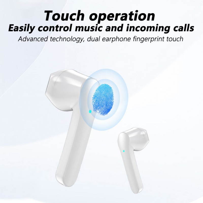 JS36 TWS In-ear Bluetooth Headset HiFi Music Stereo Earbuds Sports Gaming Noise Cancel Headphone With Microphone For All Phones