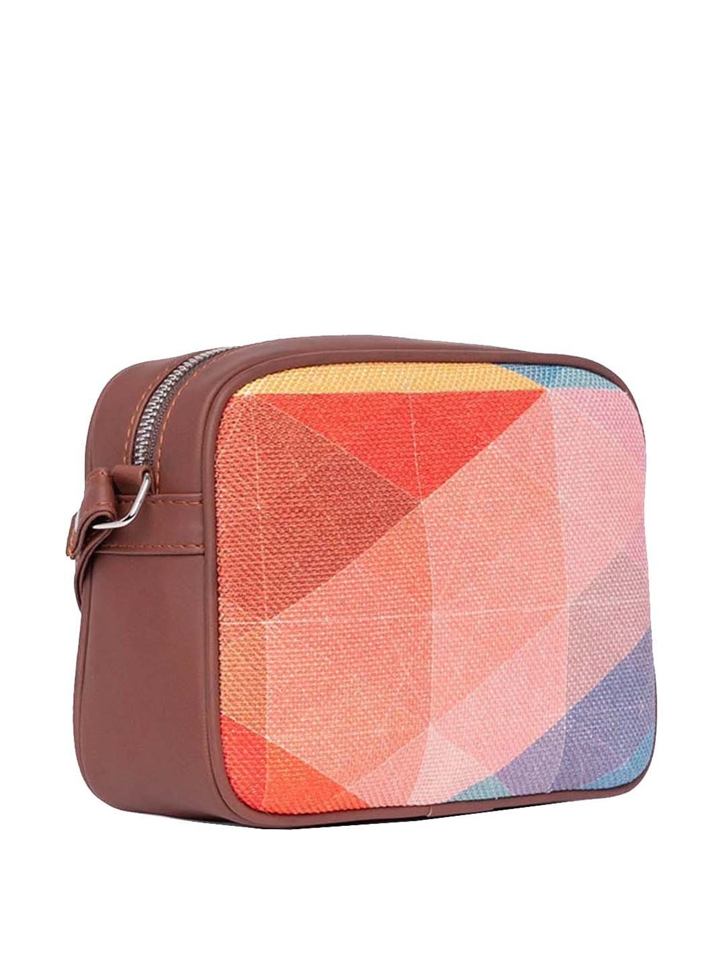 ZOUK Multicolor Printed Medium Sling Handbag