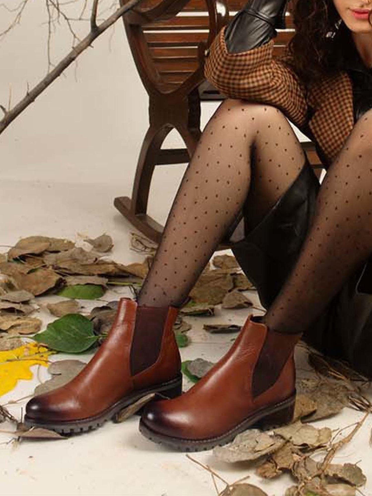 Saint G Women's Sophia Brown Chelsea Boots