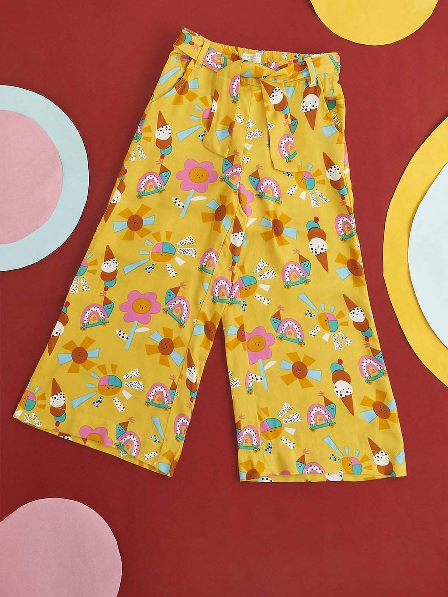 Jockey Kids White & Black Cotton Striped Leggings