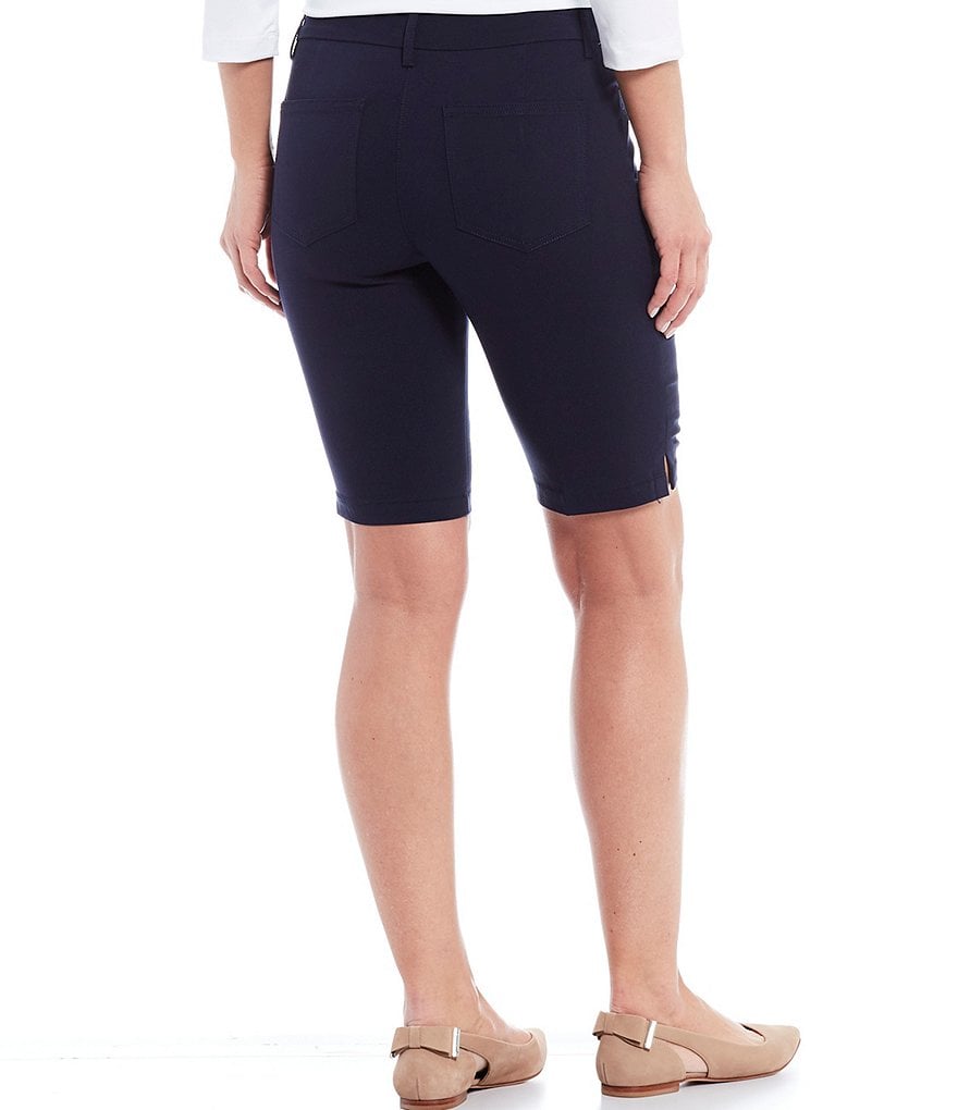 Westbound Petite Size the PARK AVE fit Indigo Skimmer Shorts