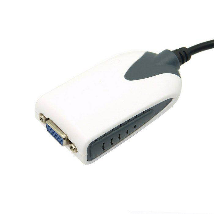 USB 2.0 to VGA 1080P Multi-display External Video Graphic Card Converter Cable Adapter For Win XP 7 8 10 Mac OSX Android chromebook ubuntu