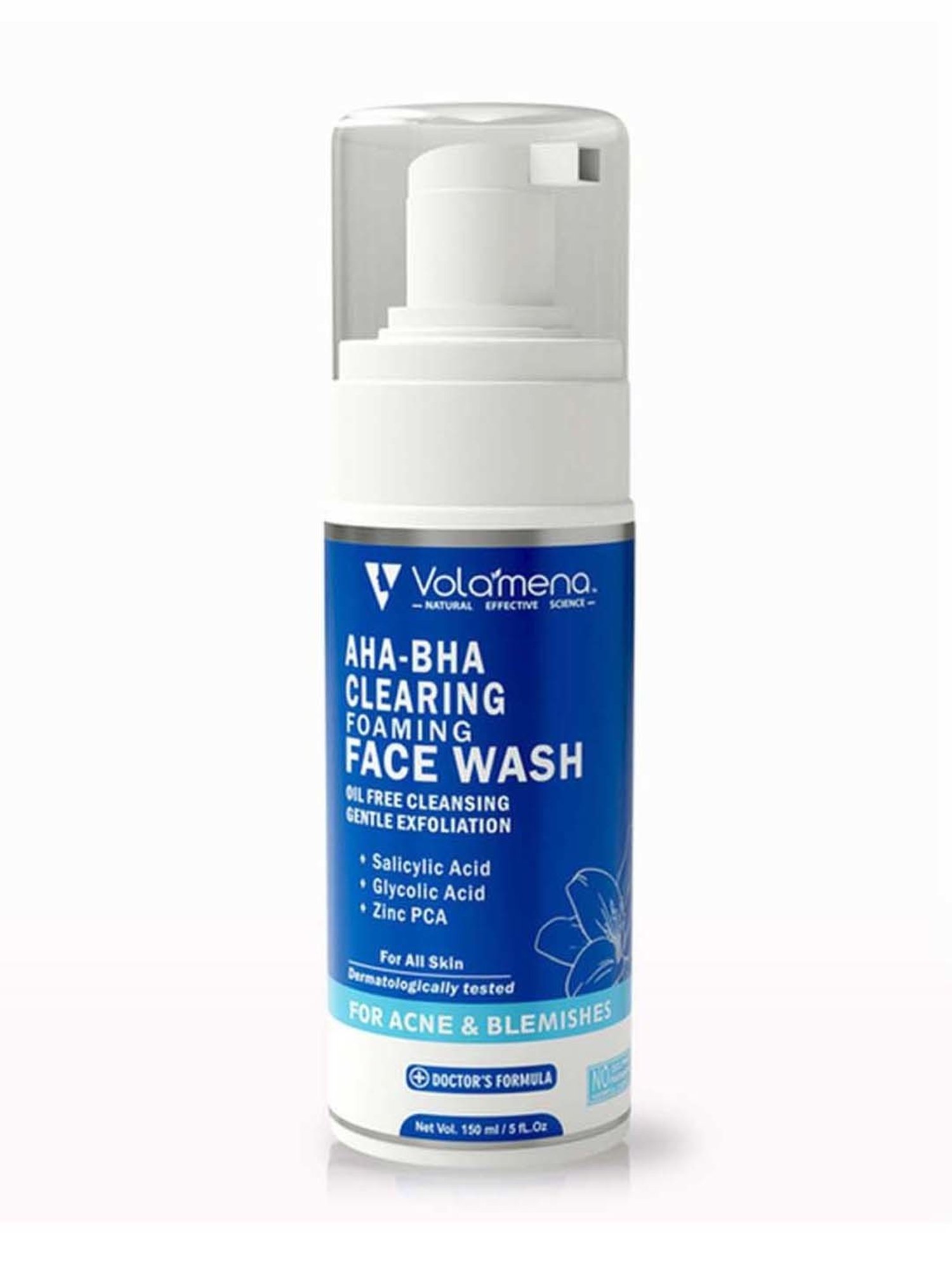 Volamena AHA BHA Clearing Foaming Face Wash - 150 ml