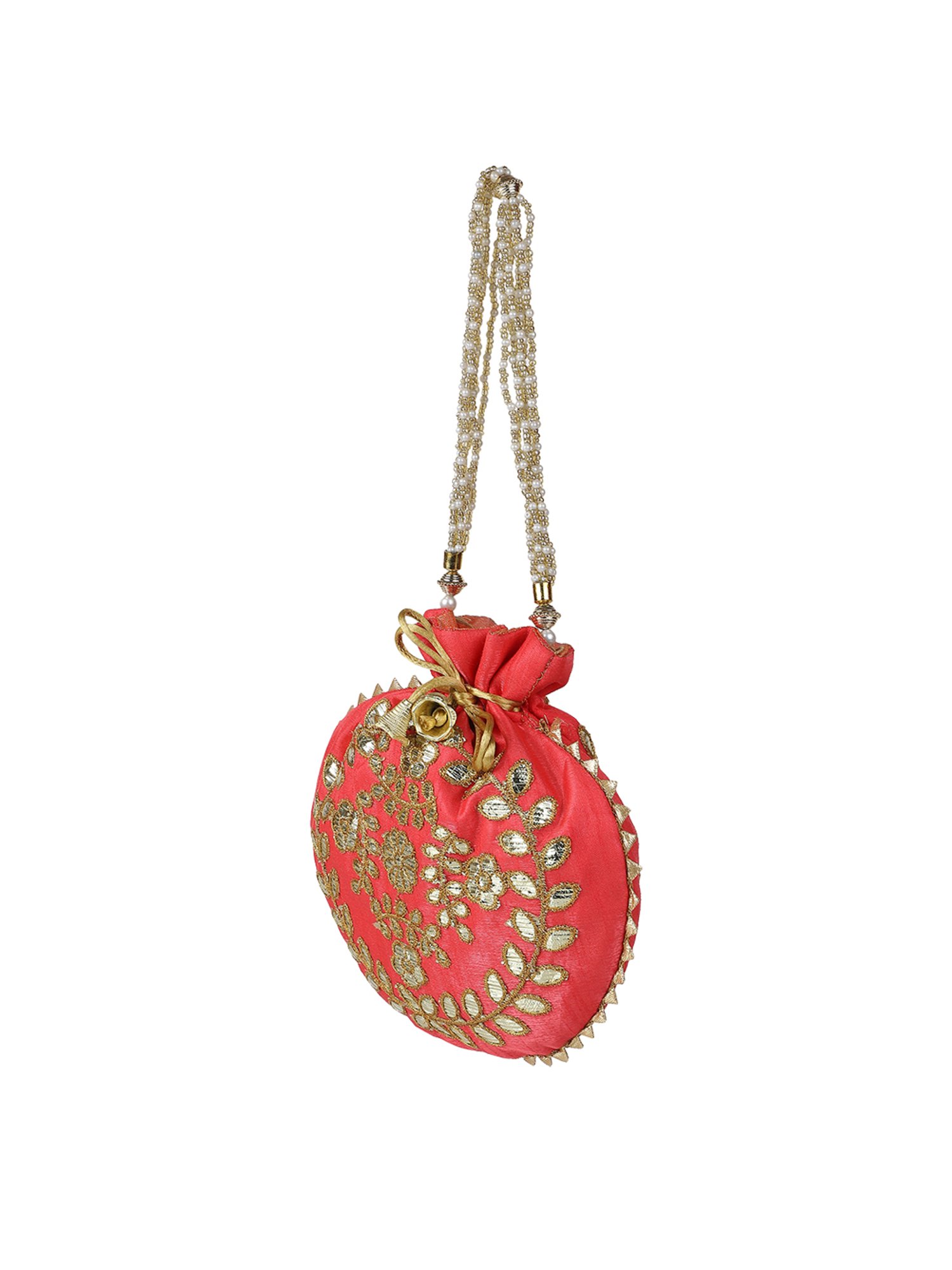 Aditi Wasan Pink Embellished Potli