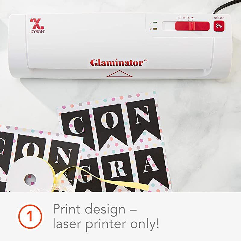 Glaminator Foil Laminator 9 Lamination Machine Includes Gold Foil 628120