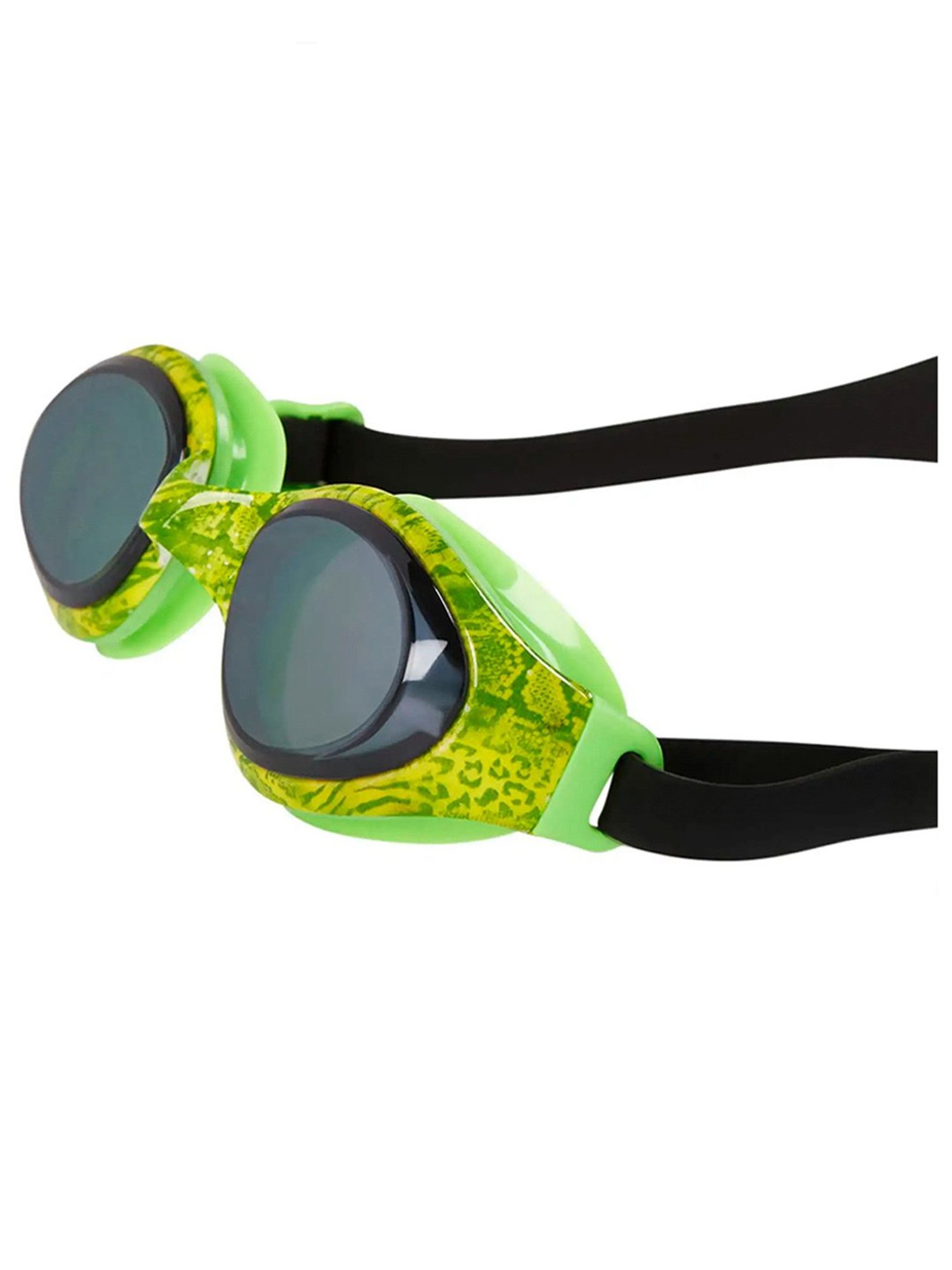 Speedo Unisex Junior Holowonder Smoke-Lens Goggles (Green & Black)