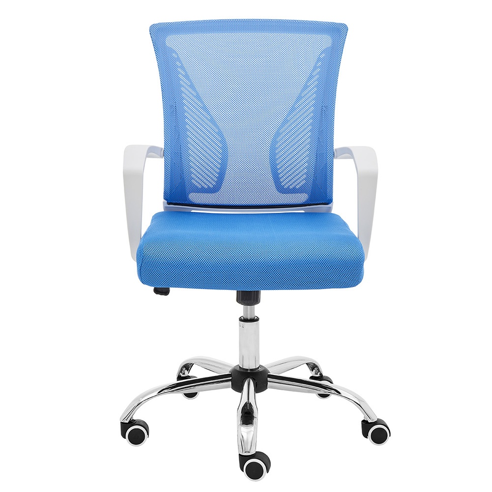 Modern Home Zuna Mid-Back Office Chair - White/Blue