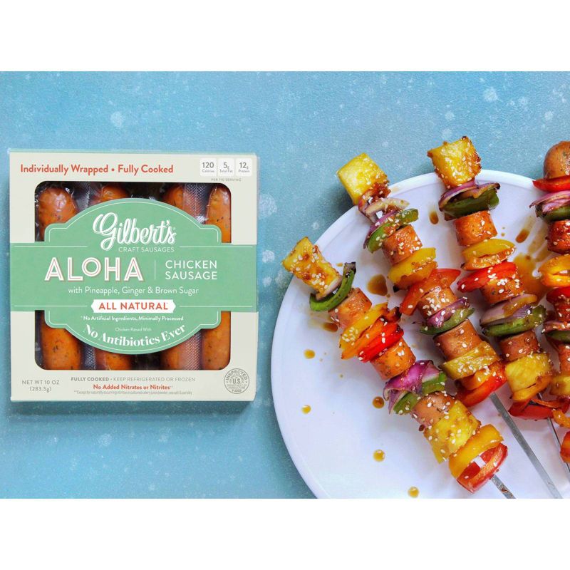 Gilbert's Craft Sausage Aloha Chicken Sausage - 10oz