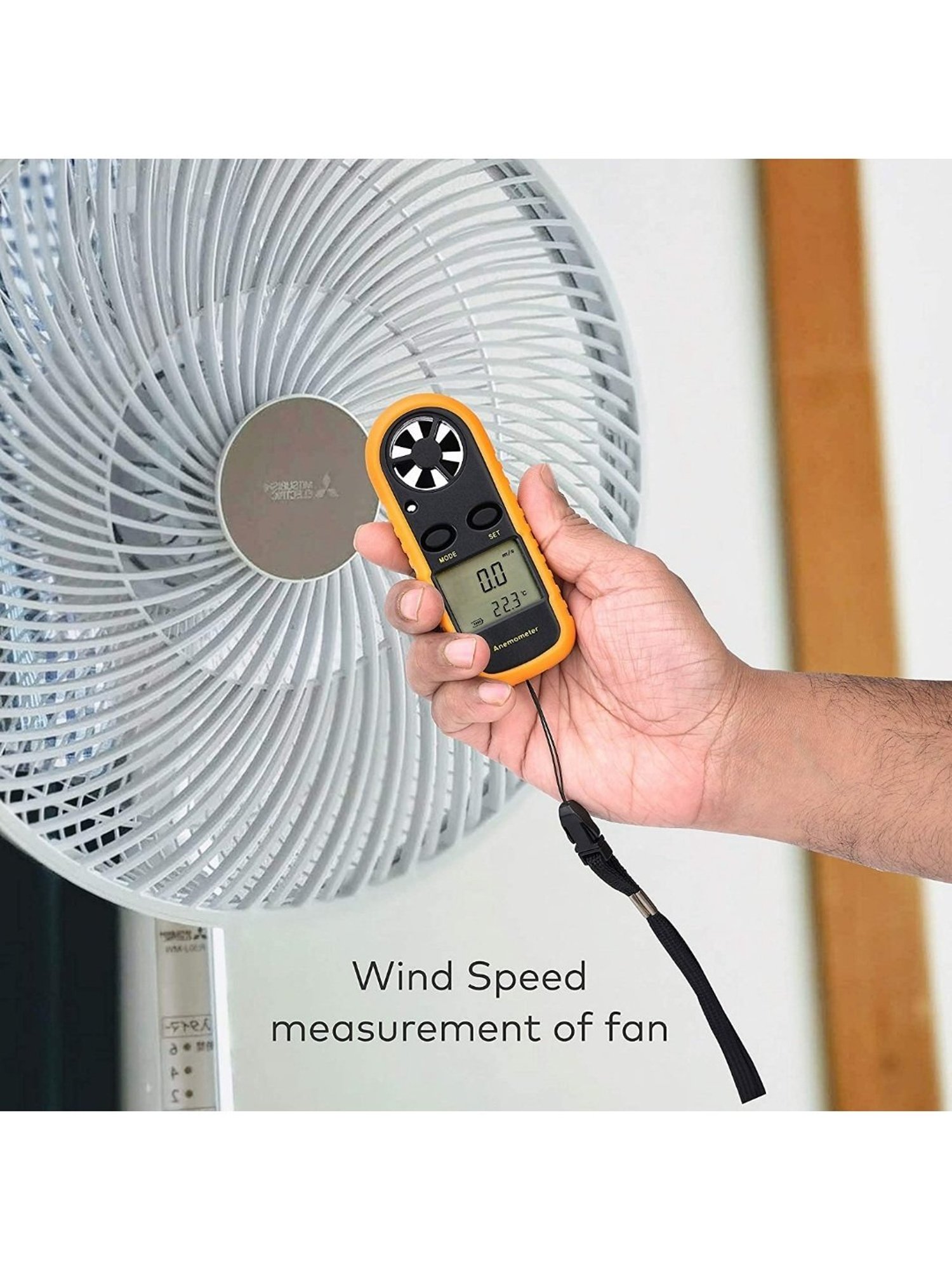 Thermocare Wind Speed Meter (Black)