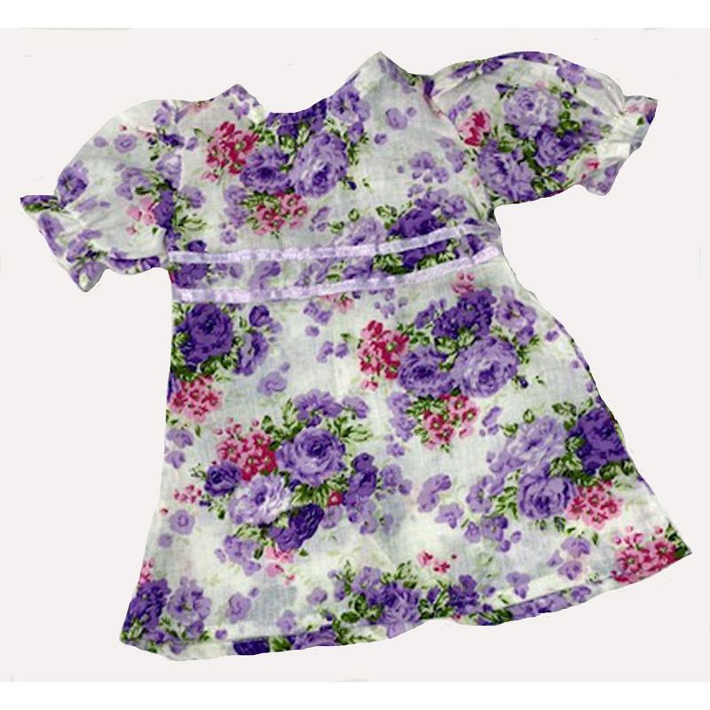 Doll Clothes Superstore Lace, Glitter and Flowers For Baby Dolls