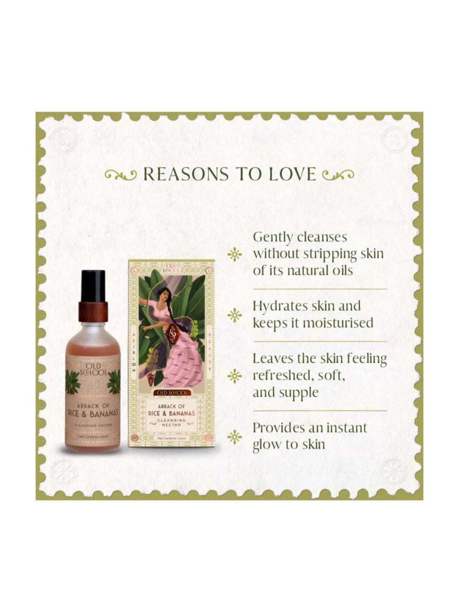 Old School Rituals Arrack of Rice & Bananas Cleansing Nectar - 100 ml