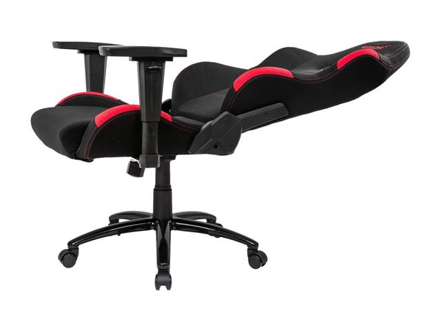 AKRacing Core Series EX Wide Fabric Gaming Chair, 3D Arms, 180 Degrees Recline - Black/Red (AK-EXWIDE-BK/RD)
