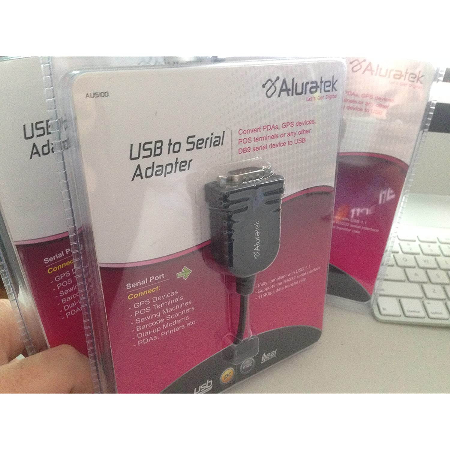 Aluratek USB to Serial (DB9) Adapter (AUS100)
