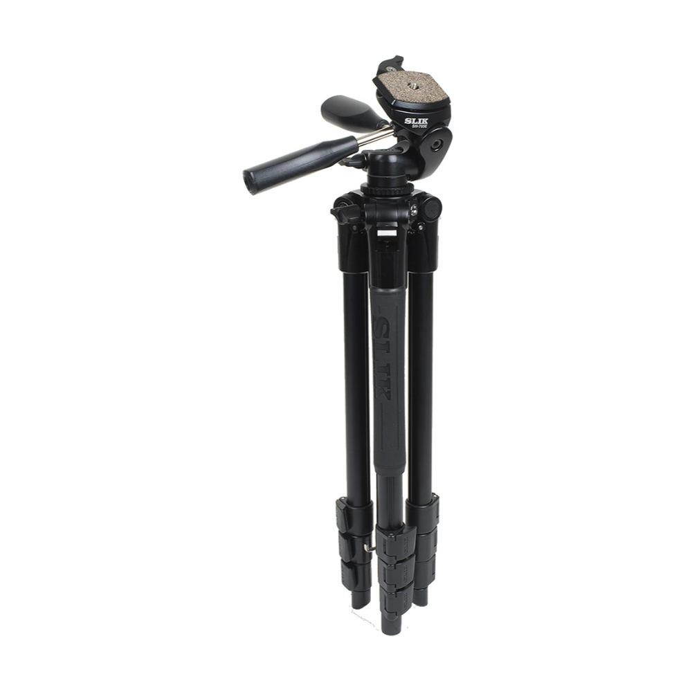 Slik Pro AL-324DX Tripod with SH-705E 3-Way Pan Head, 8.8 lb Capacity #613-358