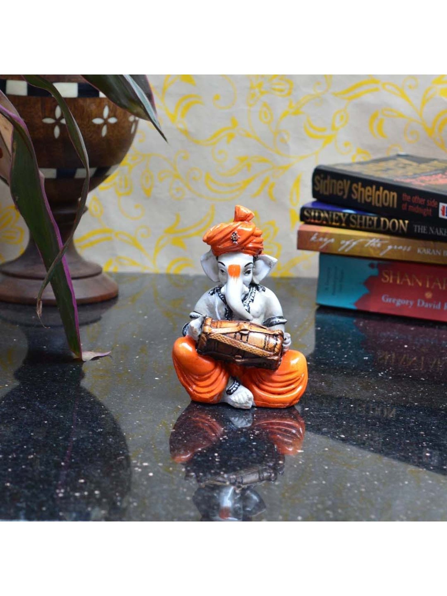 eCraftIndia Lord Ganesha playing Dholak