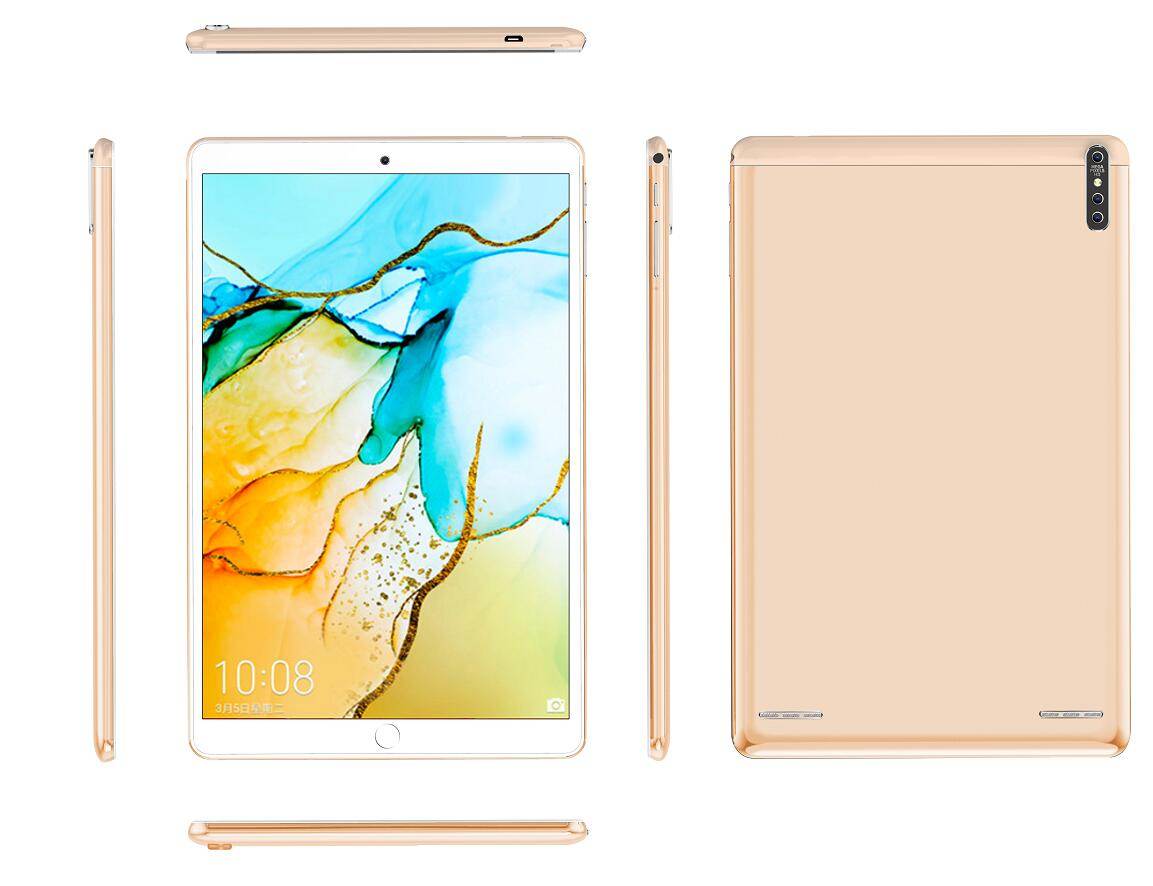 Tablets 10.1 InchTen Core 4G+64G WiFi Tablets PC Dual SIM Dual Camera Belakang 13.0MP IPS Bluetooth 4G WiFi Game Tablets