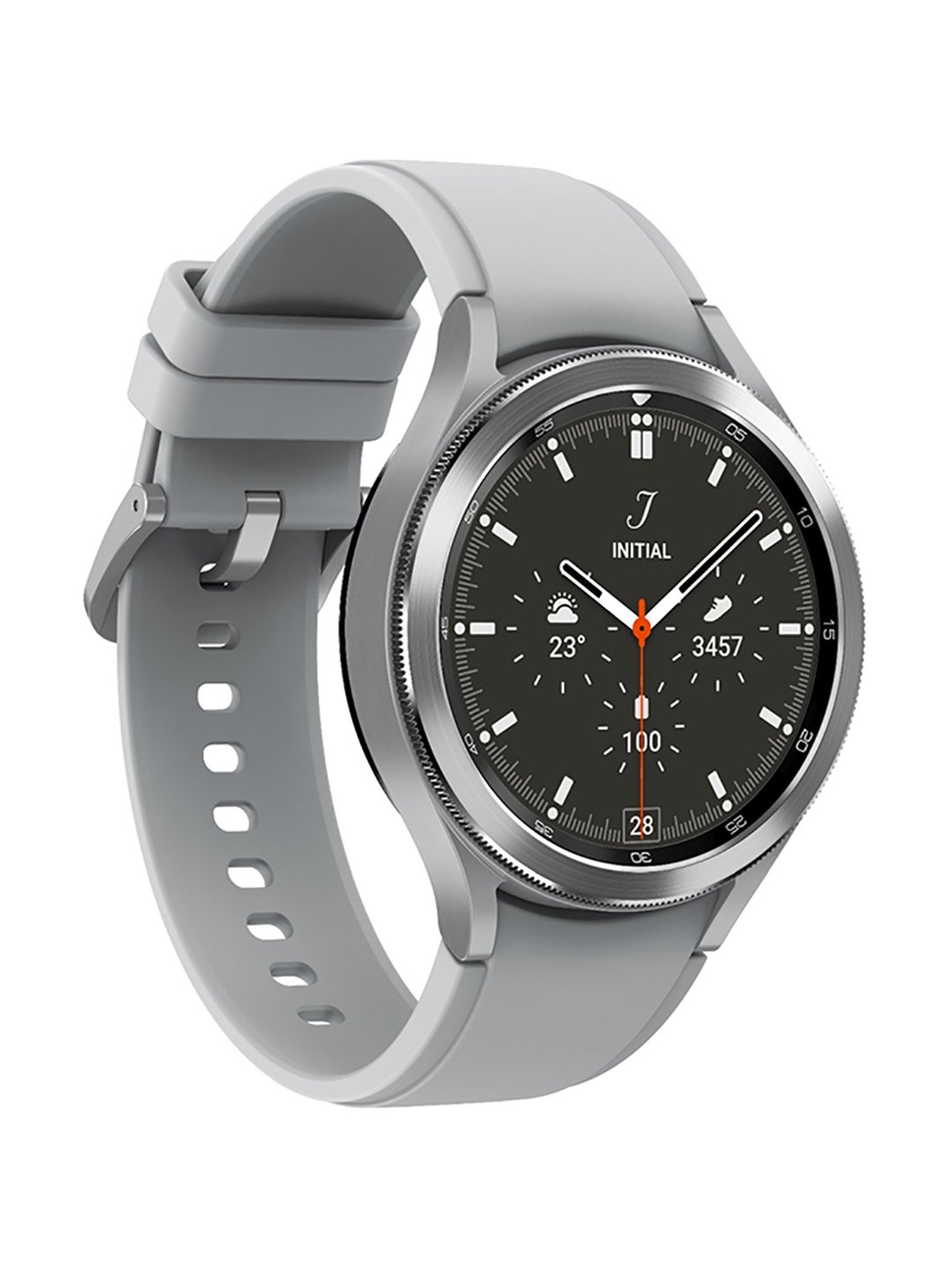 Samsung Galaxy Watch 4 Classic LTE 46mm SM-R895FZSAINU Smartwatch (Silver)