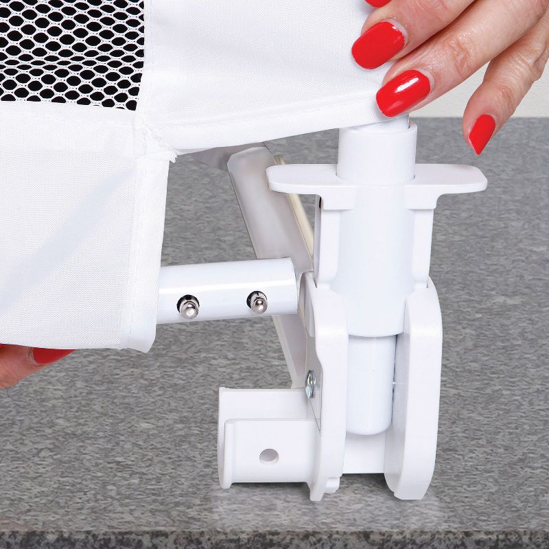 Dreambaby L720 Savoy Extra Wide Extra Tall 43.25 Inch by 18 Inch Bed Safety Rail Guard Attachment for Toddler or Baby Beds, White