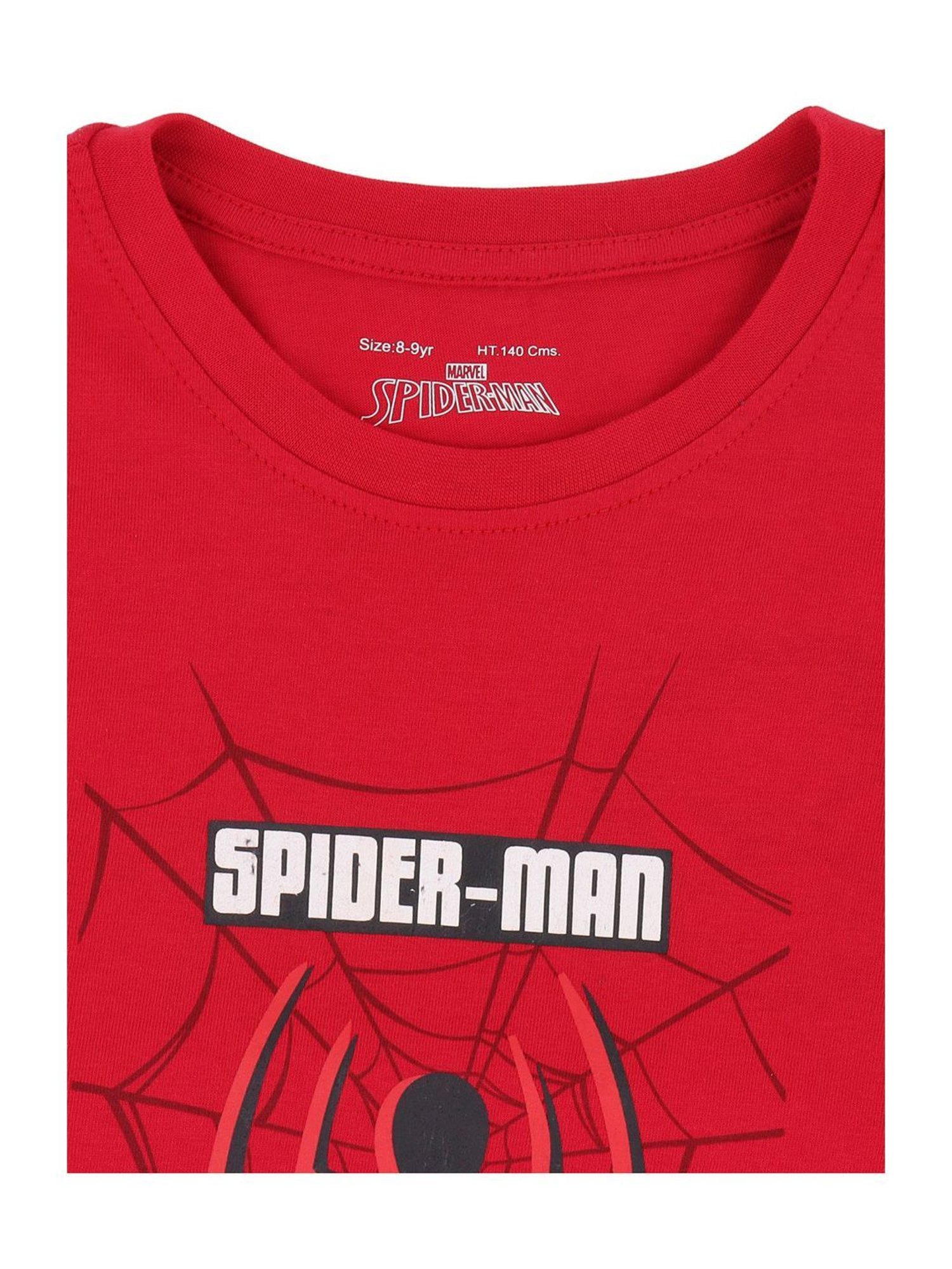 Proteens Kids Red Crimson Cotton Printed Full Sleeves T-Shirt