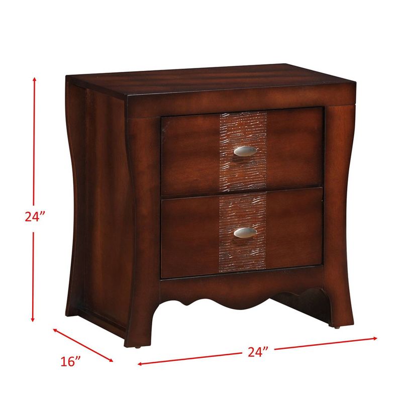 4pc King Jansen Panel Bedroom Set Espresso Brown - Picket House Furnishings