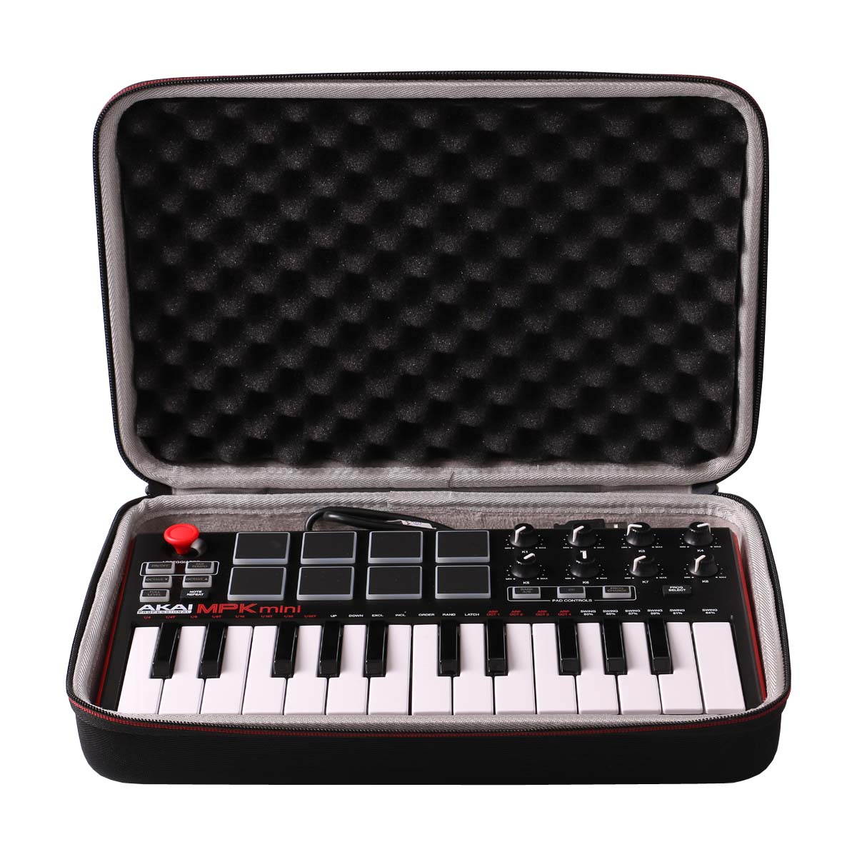 LTGEM Travel Carrying Storage Case for Akai Professional MPK Mini MKII 25-Key USB MIDI Controller (Case Only)