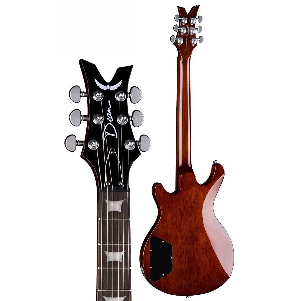 Dean Icon Flame Top Electric Guitar Charcoal Burst