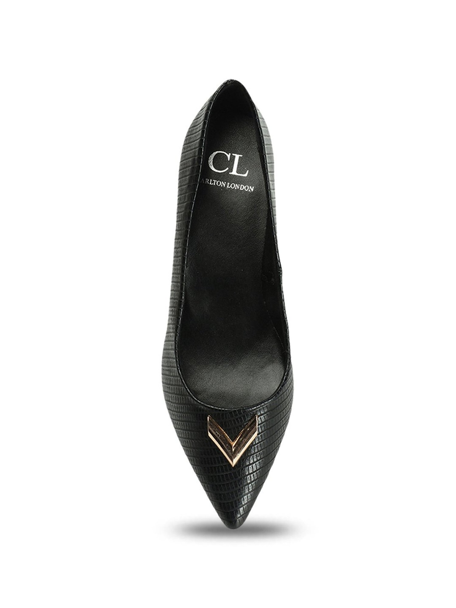 Carlton London Women's Black Casual Pumps