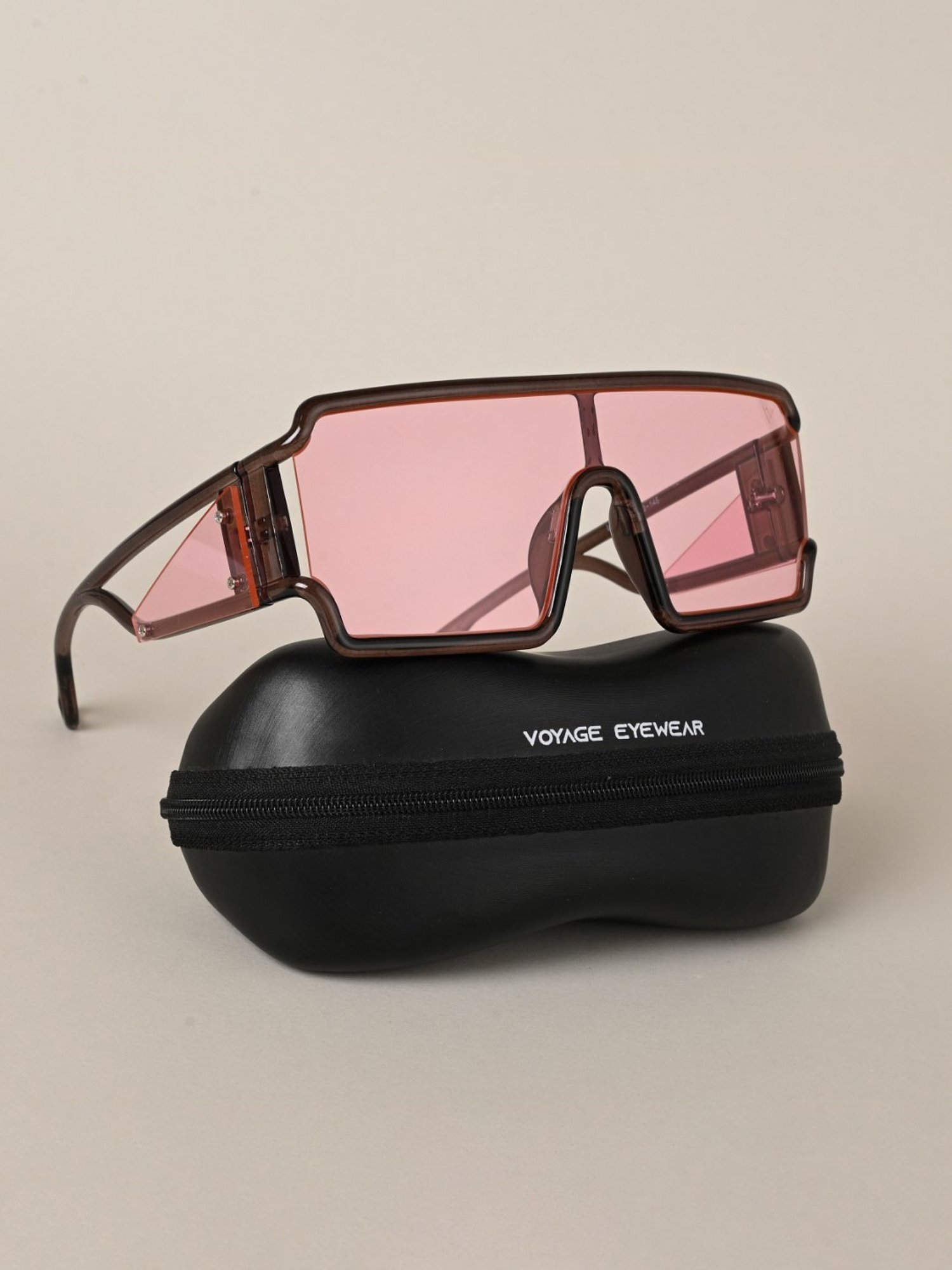 Voyage Pink Wayfarer UV Protection Unisex Sunglasses