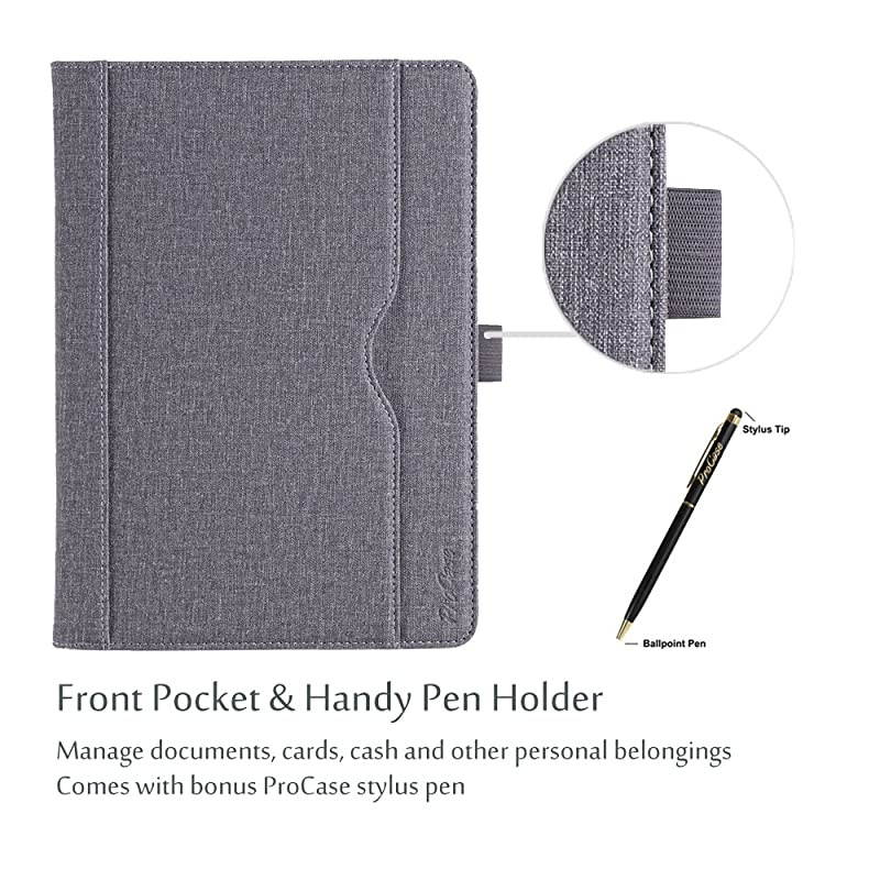 iPad 9.7 Case (Old Model) 2018 iPad 6th Generation / 2017 iPad 5th Generation Case - Stand Folio Cover Case for Apple iPad 9.7 inch, Also Fit iPad Air 2 / iPad Air &ndash;Grey