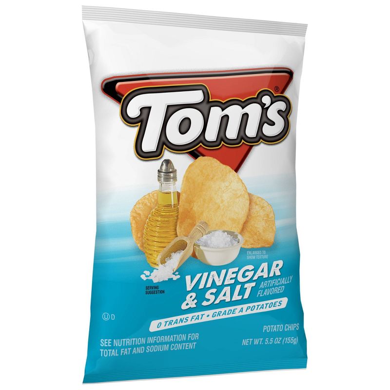 Tom'sVinegar & Salt Flavored Potato Chips - 5.5oz