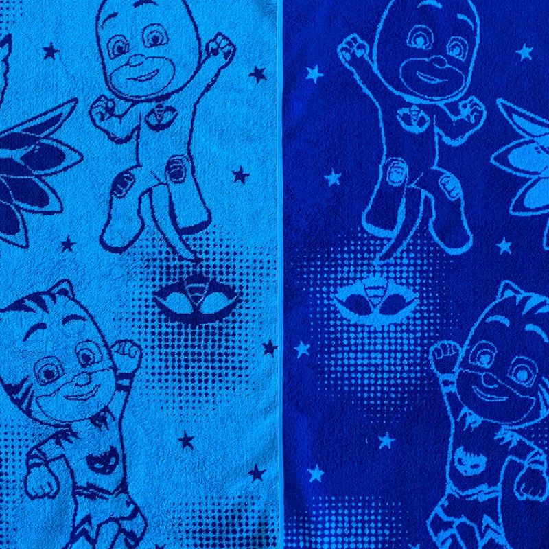 2pc PJ Masks Rooftop Powers Bath Towel and Washcloth Set